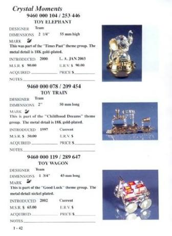 Swarovski Price Guide Picture